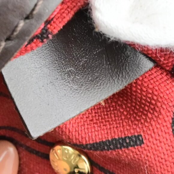 LOUIS VUITTON Neverfull PM Shoulder Tote Bag Damier Leather Brown N51109 93YG762 - Picture 3 of 16